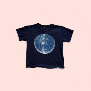 Unbranded Women's Navy and Blue T-shirt
